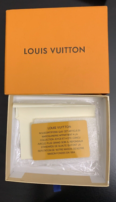 LOUIS VUITTON 6” x 5” X 1.5” Gift Box Small Orange with card | eBay