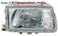 TYC 20-3731-08-2 Hauptscheinwerfer Rechts Scheinwerfer Frontscheinwerfer FüR VW