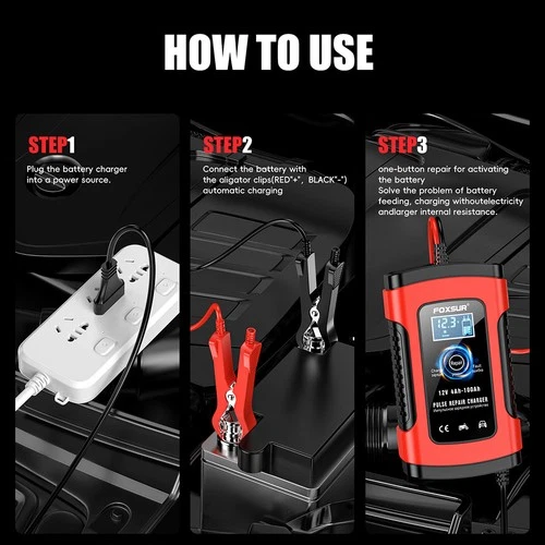 12V Car Auto Motorcycle Battery Maintainer Float Trickle Tender Maintainer NEW - Picture 12 of 13