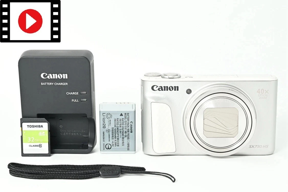 Canon PowerShot SX730 HS Digital Cameras with Built - in Flash for
