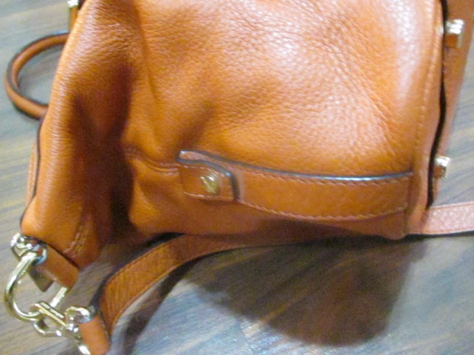 BOLSO CONVERTIBLE GRANDE VINTAGE PRECIOSO MICHAEL KORS NARANJA TODO CUERO Foto 4 de 4