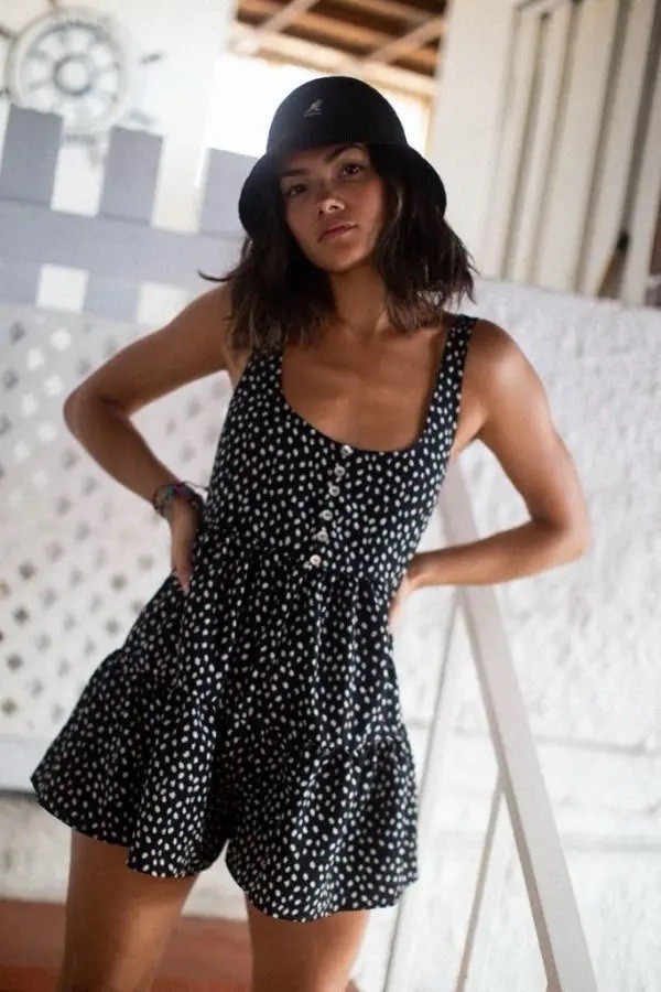 Urban Outfitters Black and White Mini Dress