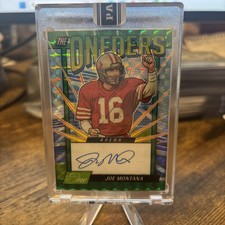 2022 Panini One the ONEDERS JOE MONTANA National Black Box 1/1 Auto!! NICE!