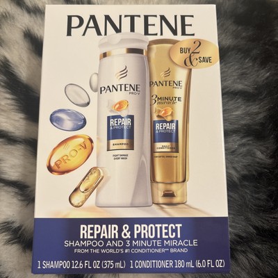 Pantene Pro-V  Repair & Protect SH 12.6 oz & Daily CD 6oz 3 minute miracle