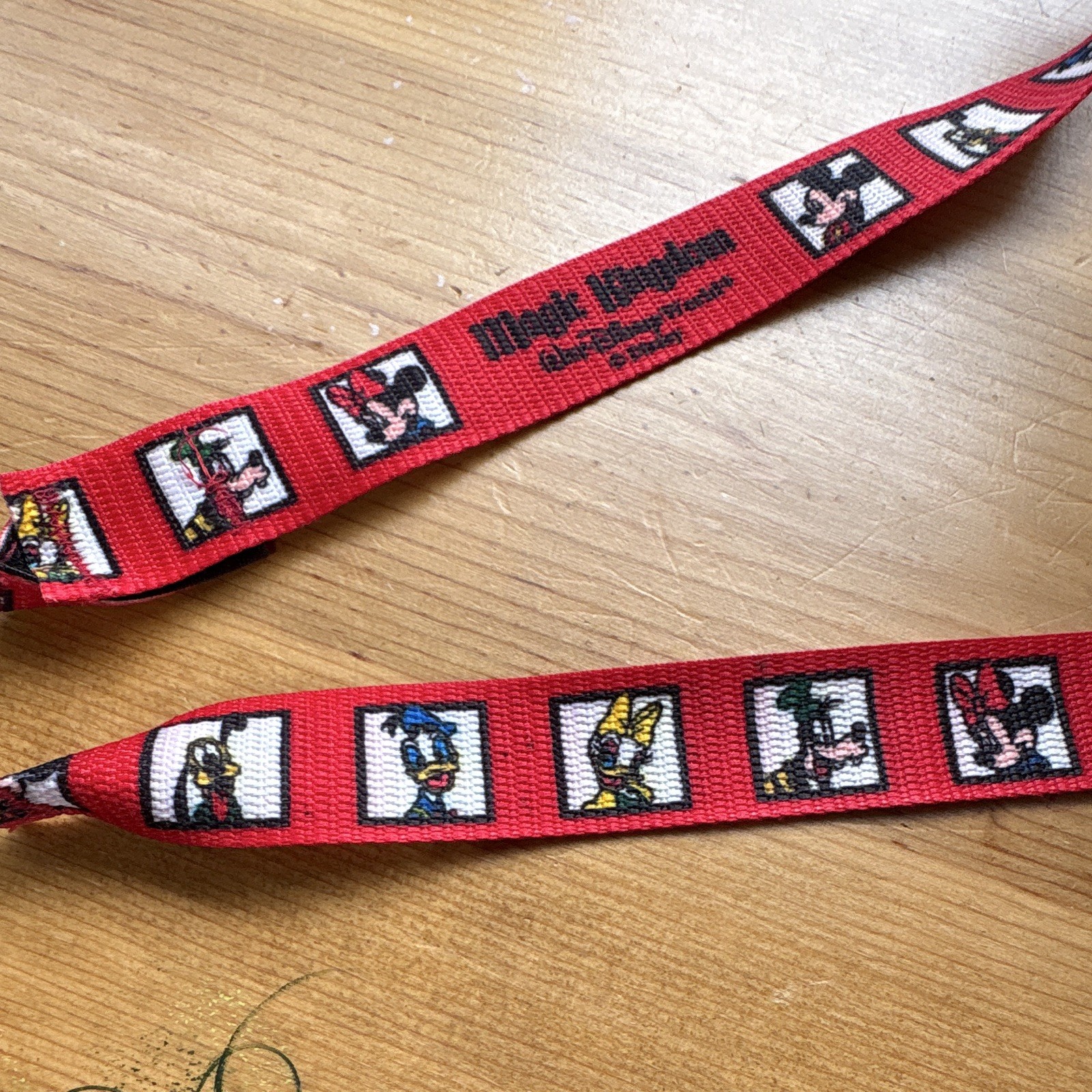 LASO Disney Mickey Mouse Character break away Lanyard Red never used | eBay