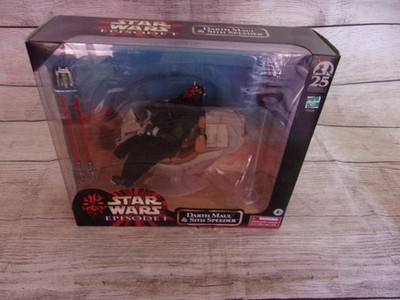 Star Wars Episode I Darth Maul Action Figure on Sith Speeder 2024 Hasbro