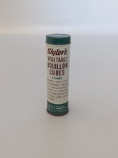 Cubos de caldo de verduras Wyler's 1956 de colección estaño MCM producto utilería de película