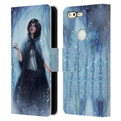 TIFFANY ''TITO'' TOLAND-SCOTT CHRISTMAS ART LEATHER BOOK CASE FOR GOOGLE PHONES