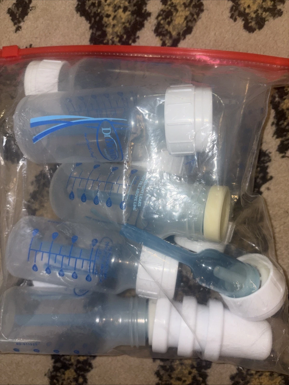 Large Lot Dr Brown’s Plastic Baby Bottles Anti-Colic BPA-Free Feeding