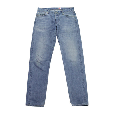 Edwin Jeans Herren Taille 32 (Etikett 30) Bein 32 Blau Japanese Denim Regular Tapered