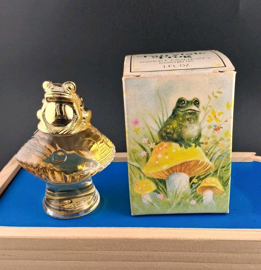 NIB Vtg Avon Lot of 3 Frog, Lamb, Bluebird 