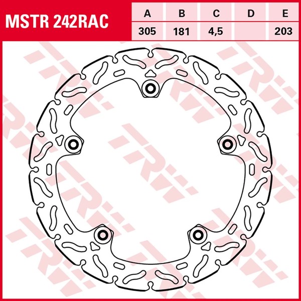 TRW Bremsscheibe Revited (FüR: BMW R 1200 GS Adventure ABS K25 13-14 Vorne )-image
