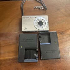 Olympus FE-3000 10.0 OMP Digital works w/ Battery and Charger