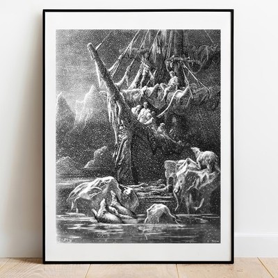 Kunstdruck Gustave Dore, Der Rausch des alten Seefahrers Illustration Nr. 6 von 38