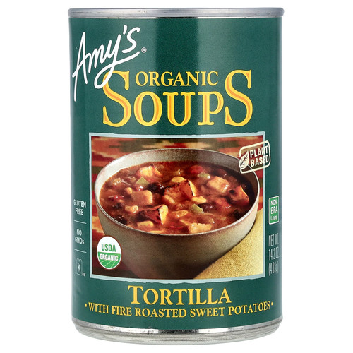 Organic Soups, Tortilla with Fire Roasted Sweet Potatoes, 14.2 oz (403 g)
