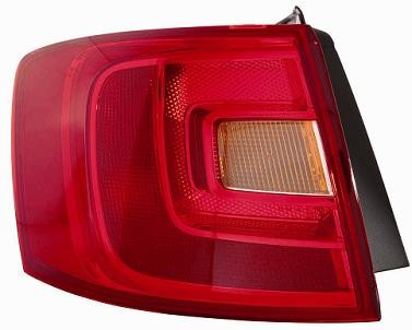 Feu arrière gauche rouge pour rénovation carrosserie VW Jetta 2011