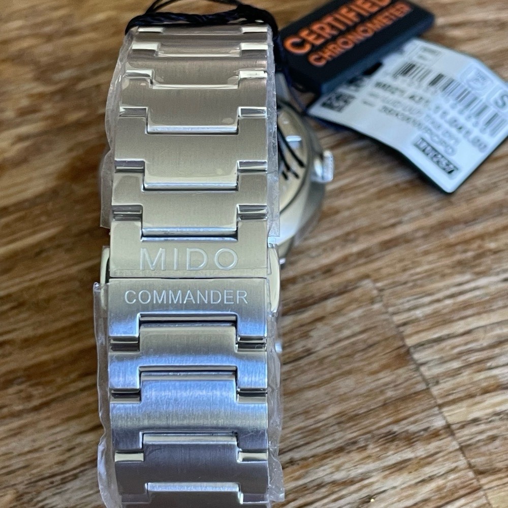 Mido Commander Chronometer Blue Automatic Sports … - image 6