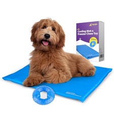 Dog Mat  Chew Toy Set   Gel Pad with Cooling Mat  Freezer Chew Toy