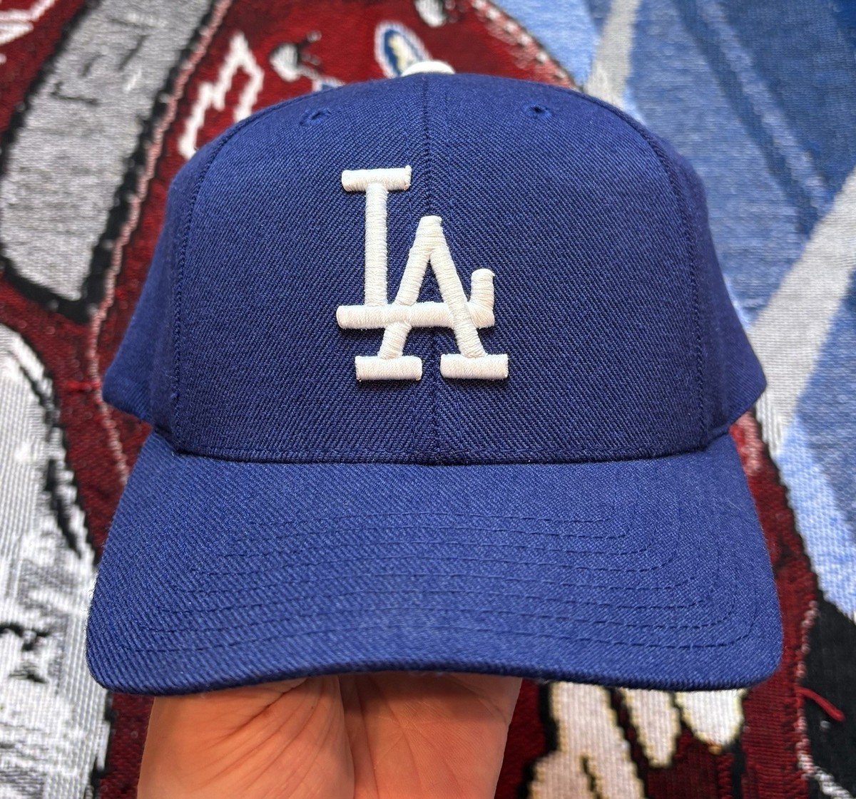 90s 未使用品 NIKE Dodgers ウール キャップ ドジャース MLB Vintage Los Angeles Dodgers Hat LA Logo Athletic Snapback MLB 90s