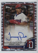 2023 World Baseball Classic Cracked Ice Foil /99 Jeremy Pena Peña Auto 0rd2