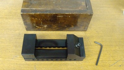 3'' Precision Machinist Toolmakers Vise In Custom Box Opens 4'' Inches s35