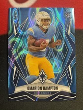 2025 Panini Phoenix - Rookies Omarion Hampton #192 Light Blue Lava /325 (RC)