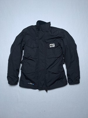 Axo Motorradjacke wasserdicht Herren Knopfverschluss und Reißverschluss Gr. S schwarz