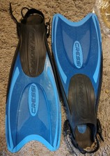 Cressi Rondine Palau Medium / Large Open Heel Fins Made in Italy 