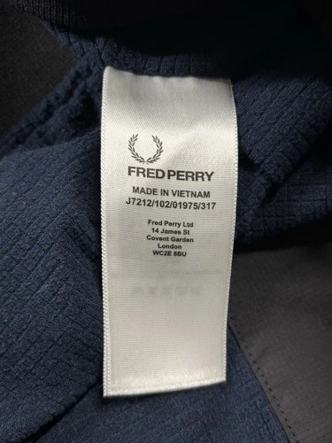 Fred Perry Men’s Brentham Jacket XXL Black Pre Owned Very Good Condition image 16