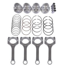 4Pcs Connecting Rod  Piston Kit Replacement for Hyundai Accent Kia Rio Soul ...