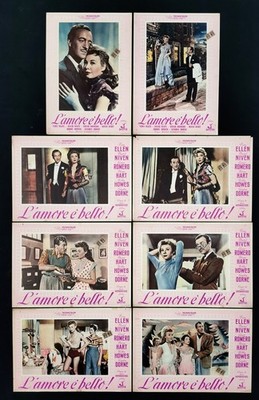 L'AMORE è BELLO set 8 fotobuste poster Vera-Ellen Happy Go Lovely Musical T92