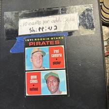 #27 Gene Clines Pittsburgh pirates rookies￼    1971 Topps Cb26