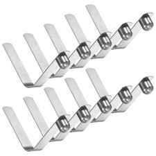 Kayak Paddle Snap Solid Single Pin V Shape Spring Steel Tent Pole Clips