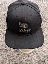 Super Mario Hat Cap Adult Snapback Adjustable Embroidered Black