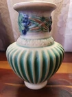 Roseville Pottery 7" Corinthian Pattern Ceramic Column Shape Vase 1920's