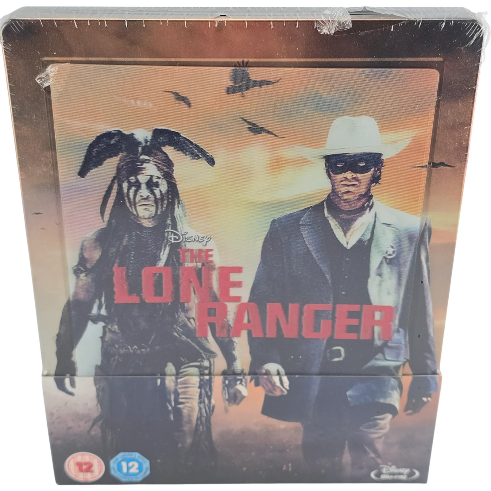 The Lone Ranger Blu-ray SteelBook Lenticular Zavvi Johnny Depp Zone B.A