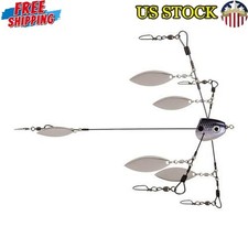 Tour Grade Titanium Rig Small Hvy Wire Blue Gizzard Umbrella Rig Lure