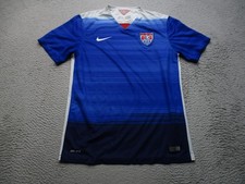 USA Soccer Jersey Mens M Blue 20015 Away Shirt National Nike