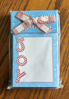 Paper Images JOY Christmas Notepad 100 Sheets * NEW Sealed