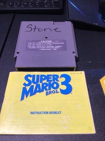 Super Mario Bros. 3 NES Cartridge & Manual~