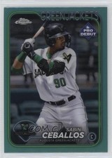 2024 Topps Pro Debut Chrome Aqua Refractor 58/75 Sabin Ceballos #PDC-50 1yj