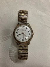 RARE 10K SOLID gf Elgin 873 B.W. Raymond 21j Railroad WATCH WORKS WRISTWATCH