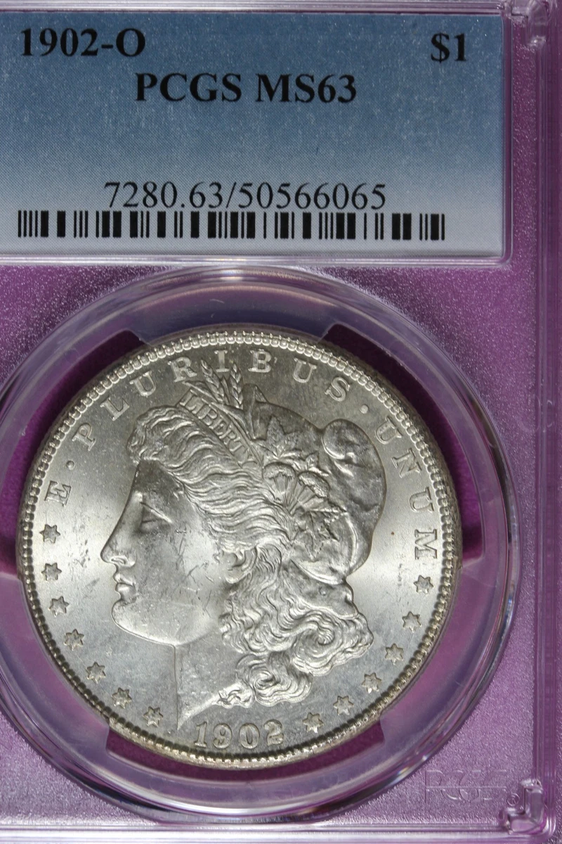 MS 63 Graded 1902 Year Morgan US Dollars (1878-1921) for sale | eBay