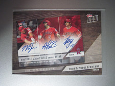2019 Topps '18 Topps Now Review #TN-9 Mike Trout/Albert Pujols/Shohei Ohtani