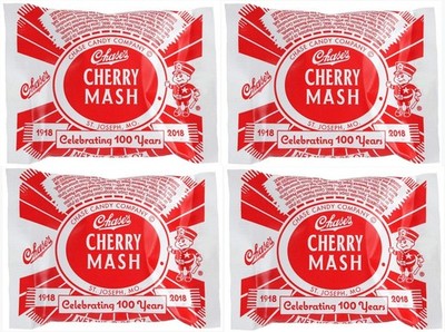 Chase's Cherry Mash Candy Bars 2.05 oz. (4 Pack) 