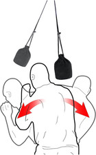 Sacco Da Boxe, Palla Da Boxe in Pelle Di Mais, per Allenamenti Di Riflessi, Boxe