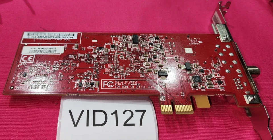 VID127 - ATI Theater 550 Pro PCI-e TV Sintonizador Tarjeta Roja - Sin Control Remoto Foto 4 de 4