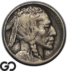 1913-D Buffalo Nickel Type 2 *Significant Key Date* Choice VF++