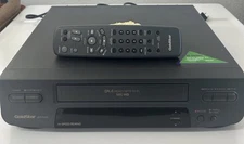 VTG Goldstar GVR-E455 4 Head Hi-Fi VCR With Remote and AV Cables, Fully Tested