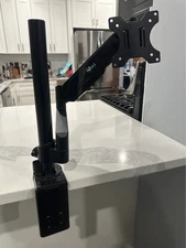 Wali GSDM001 Desk Mount for Up to 32" Monitors - Black